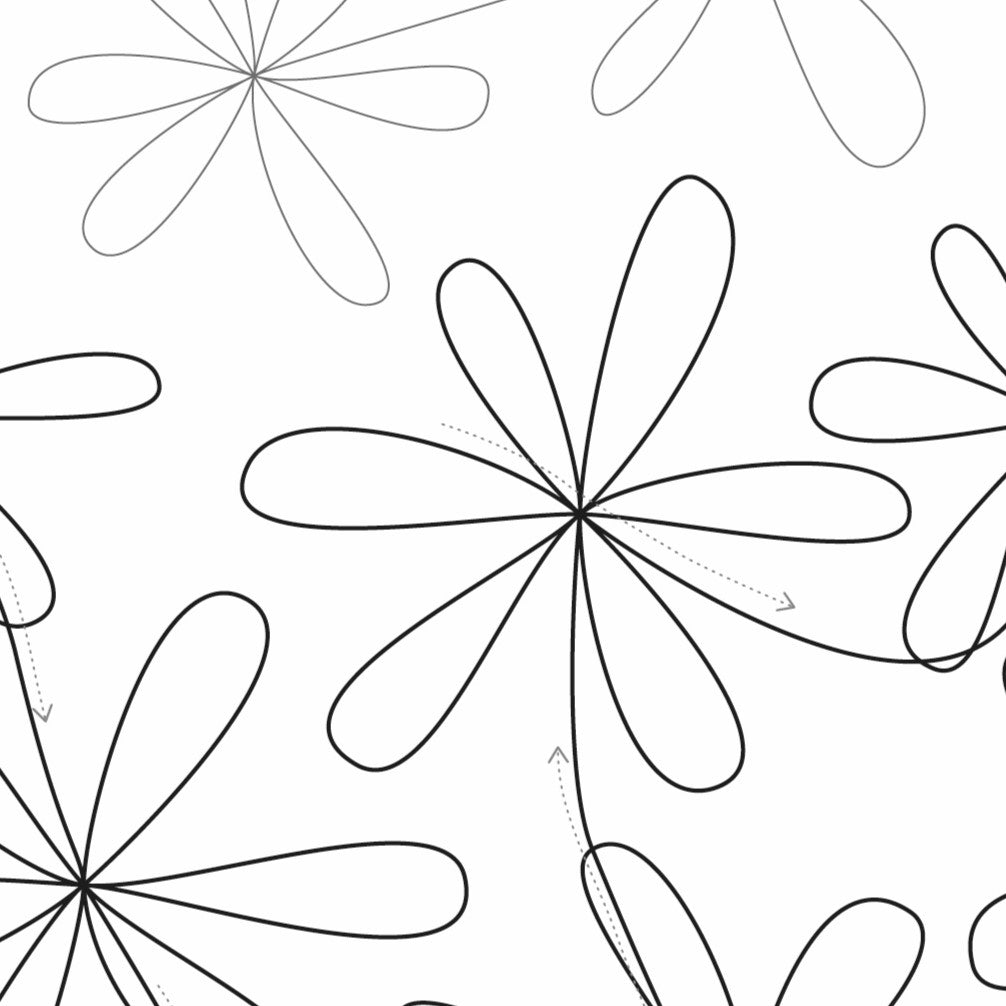 6 Petal Flower (Hand Guided)
