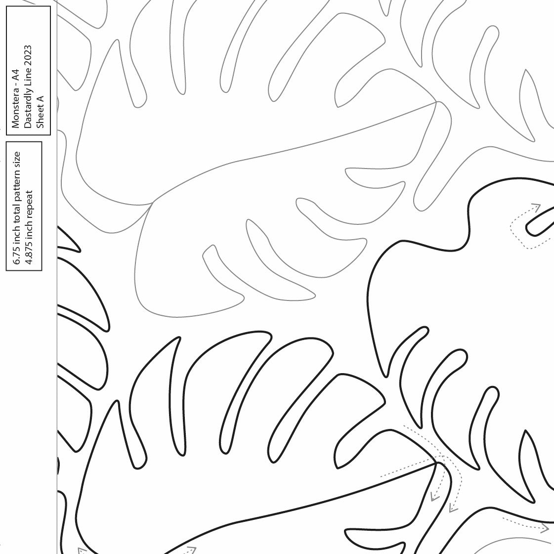 Monstera (Hand Guided)