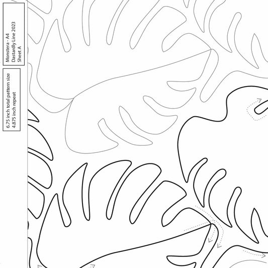 Monstera (Hand Guided)