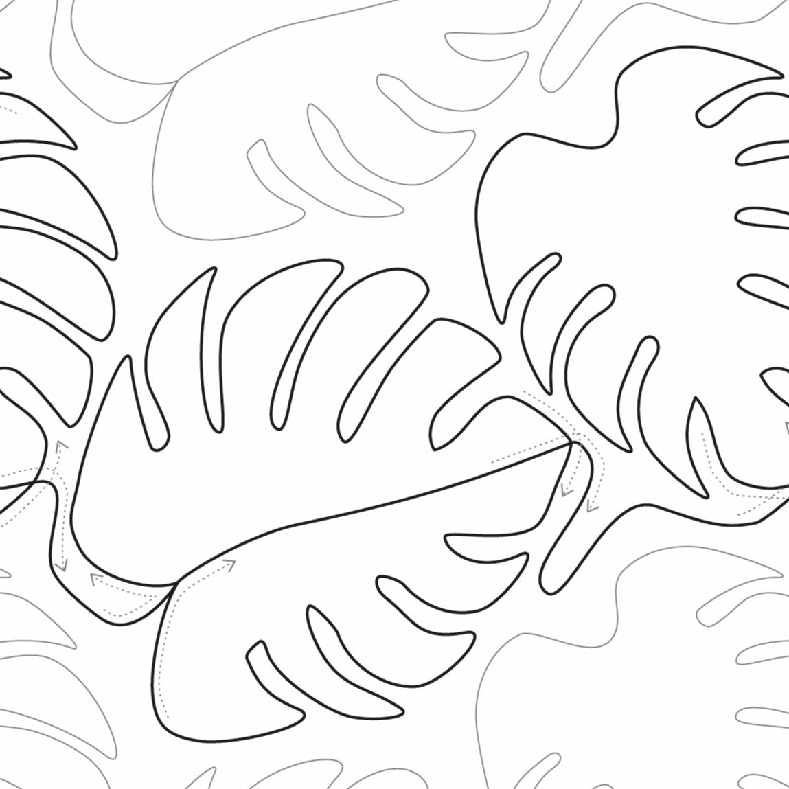 Monstera (Hand Guided)