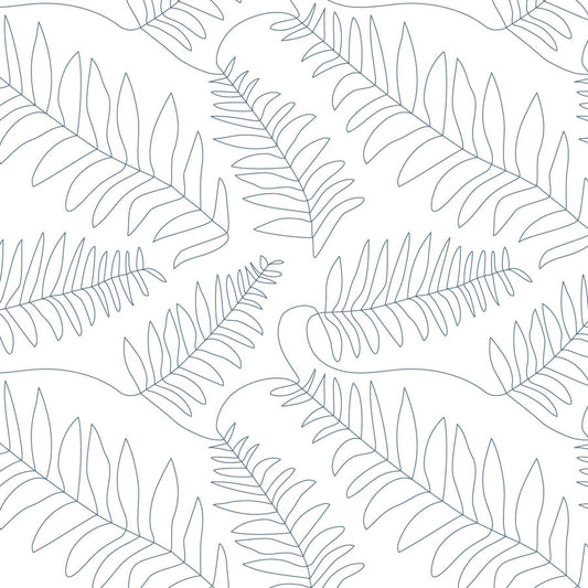Ferns Leafy Computerised Quilt Pattern