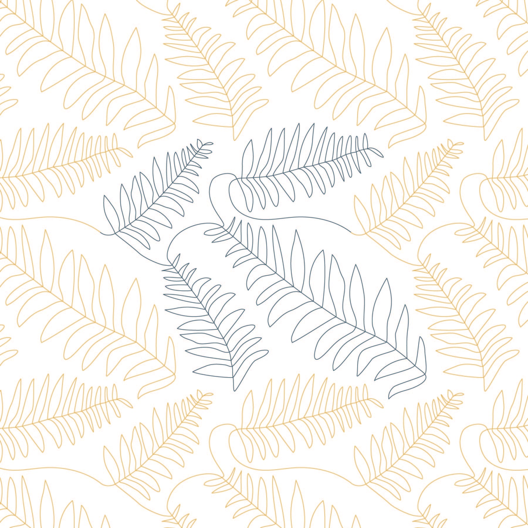 Ferns Edge to Edge Longarm Quilting