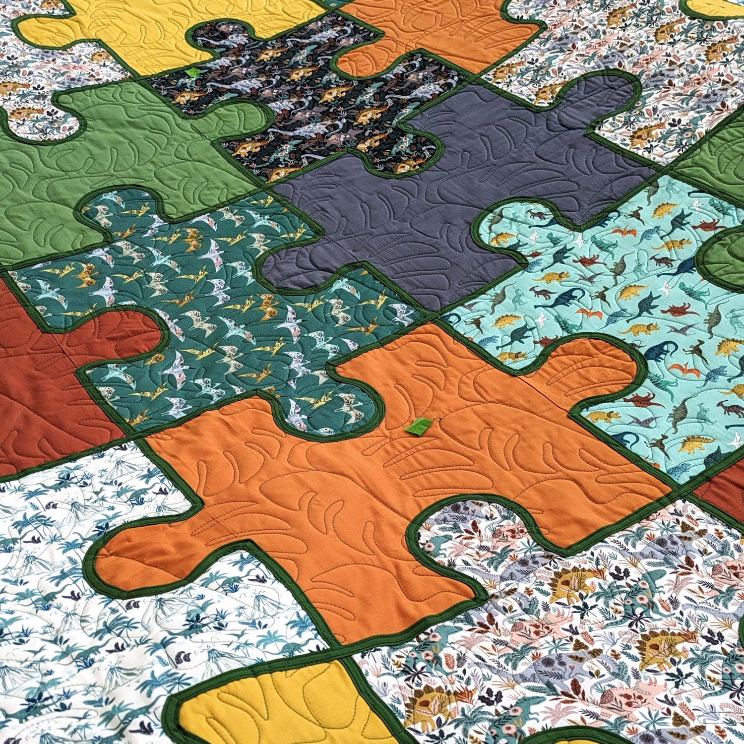 Glasgow Modern Quilt Guild Monstera Dastardly Quilt Studio